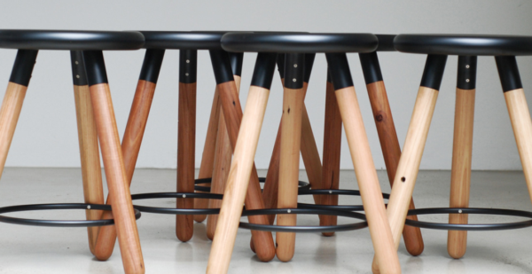 Spun Bar Stool