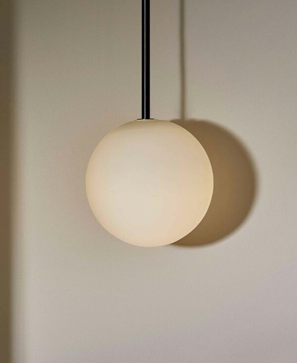 Orb Pendant Light 200mm, Large - Solid Rod - Image 8