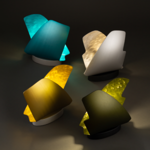 table lamp metal coloured fink