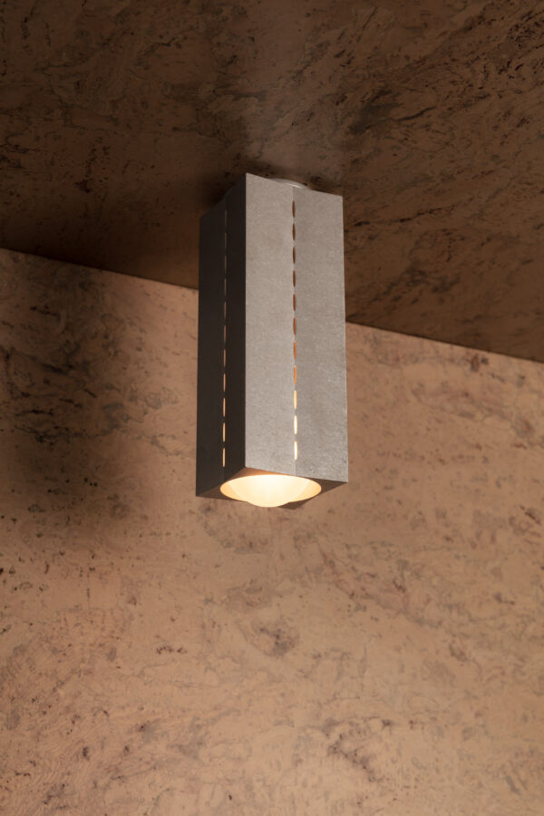 Polaris Ceiling Light - Large - Tumbled Brass / Aluminium - Image 11