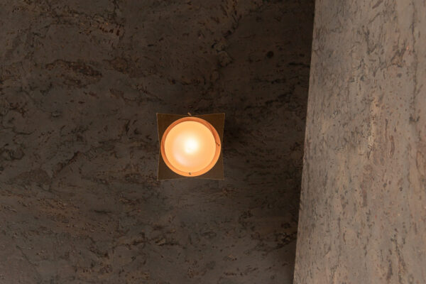 Polaris Ceiling Light - Small - Tumbled Brass / Aluminium - Image 6