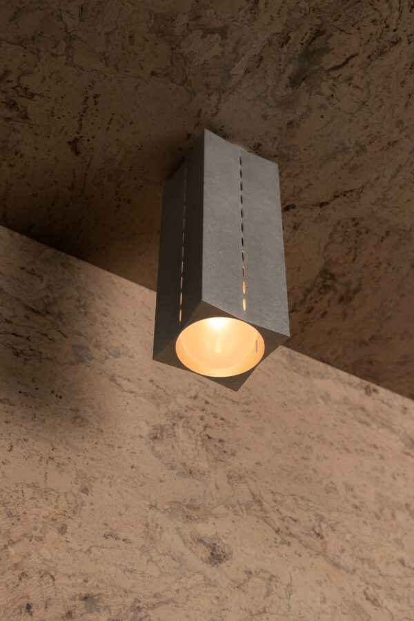 Polaris Ceiling Light - Large - Tumbled Brass / Aluminium - Image 9