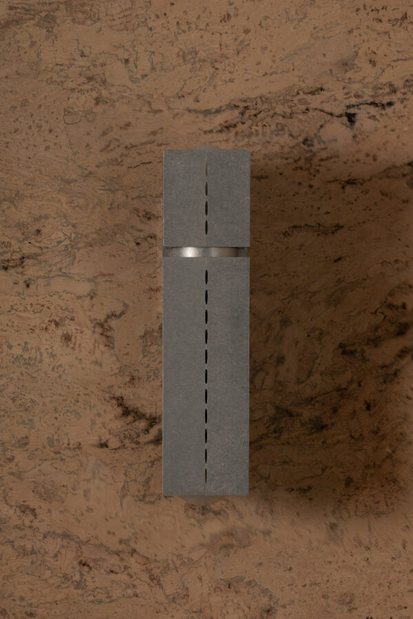 Polaris Wall Light - Medium - Tumbled Brass / Aluminium - Image 2