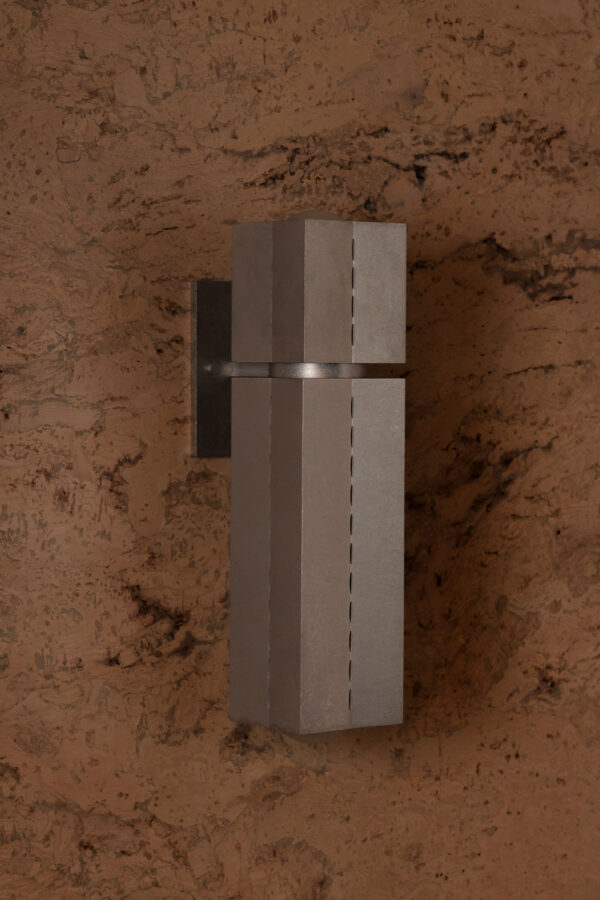 Polaris Wall Light - Medium - Tumbled Brass / Aluminium - Image 4