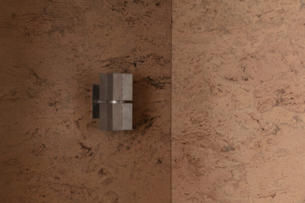 Polaris Wall Light - Small - Tumbled Brass / Aluminium - Image 3