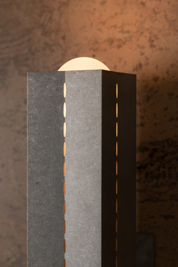 Polaris Wall Light - Large - Tumbled Brass / Aluminium - Image 14
