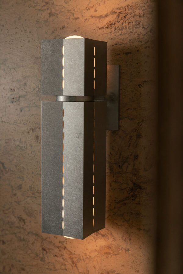 Polaris Wall Light - Medium - Tumbled Brass / Aluminium - Image 14