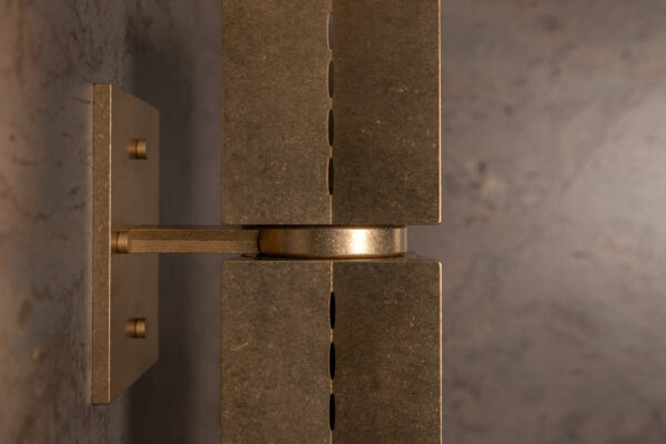 Polaris Wall Light - Medium - Tumbled Brass / Aluminium - Image 16